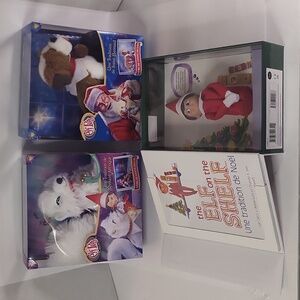 Elf on the Shelf NEW Lot - Elf and Elf Pets *FRENCH*FRANCAIS*